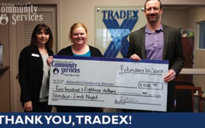 Tradex’s Fraser Valley First Night supports ACS