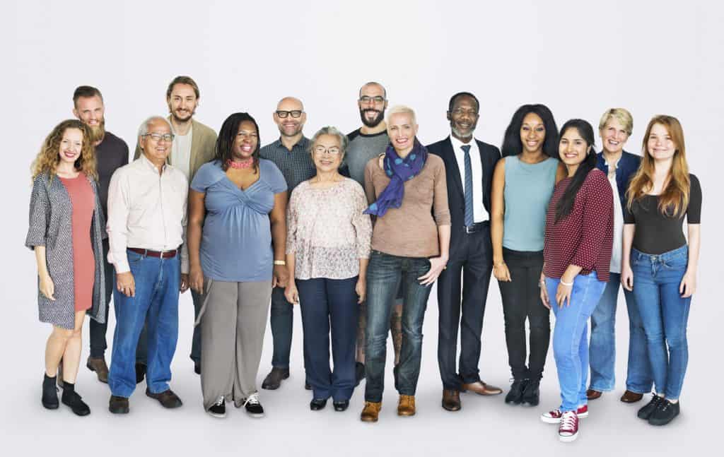 diverse group of people