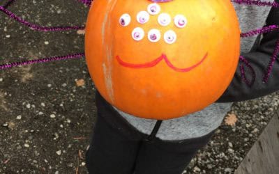 A Day of Pumpkin Decorating at the Recycling Depot