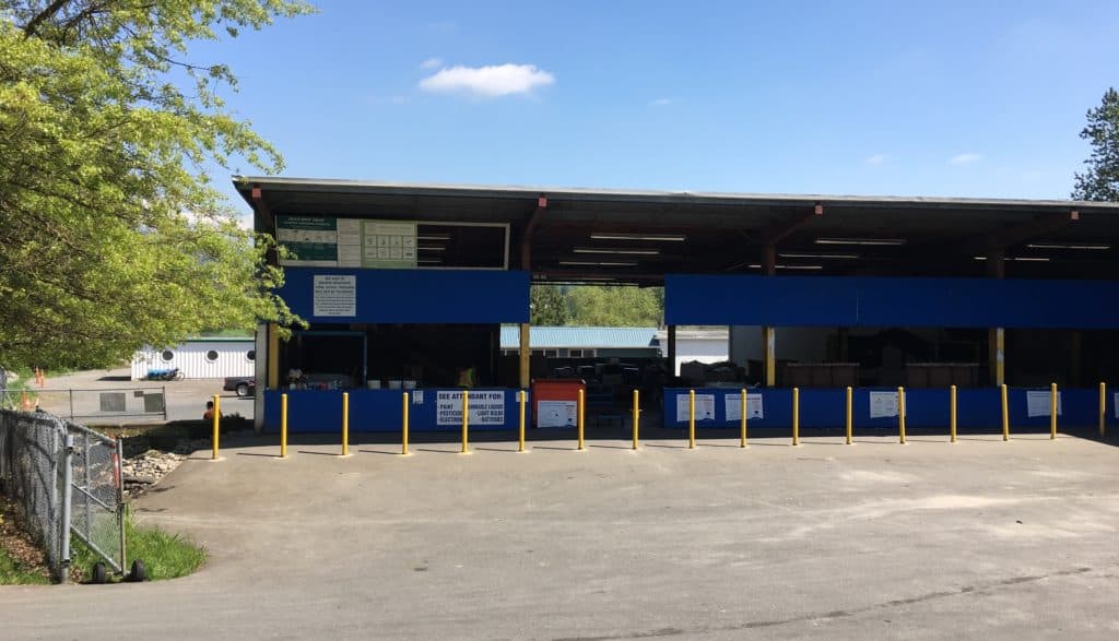 Abbotsford Mission recycling depot building