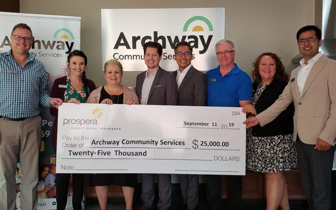 Prospera Donates $25,000 towards Mental Wellness at Archway