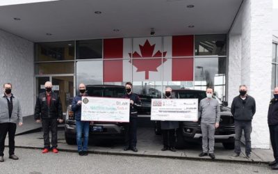 Auto Mall Food Drive Shifts Gears to Deliver Donation