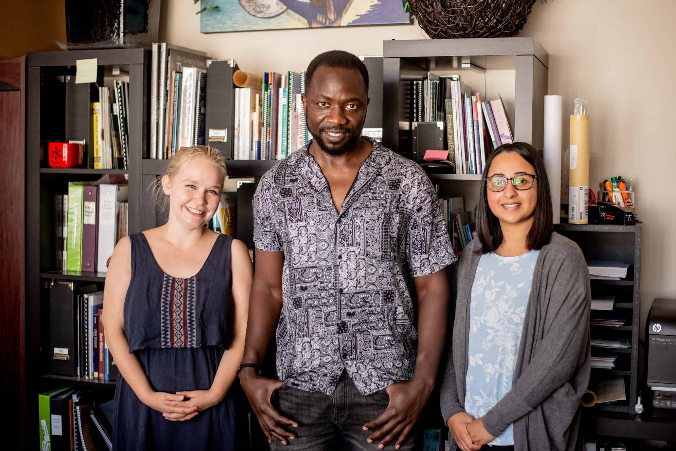 a diverse group of people