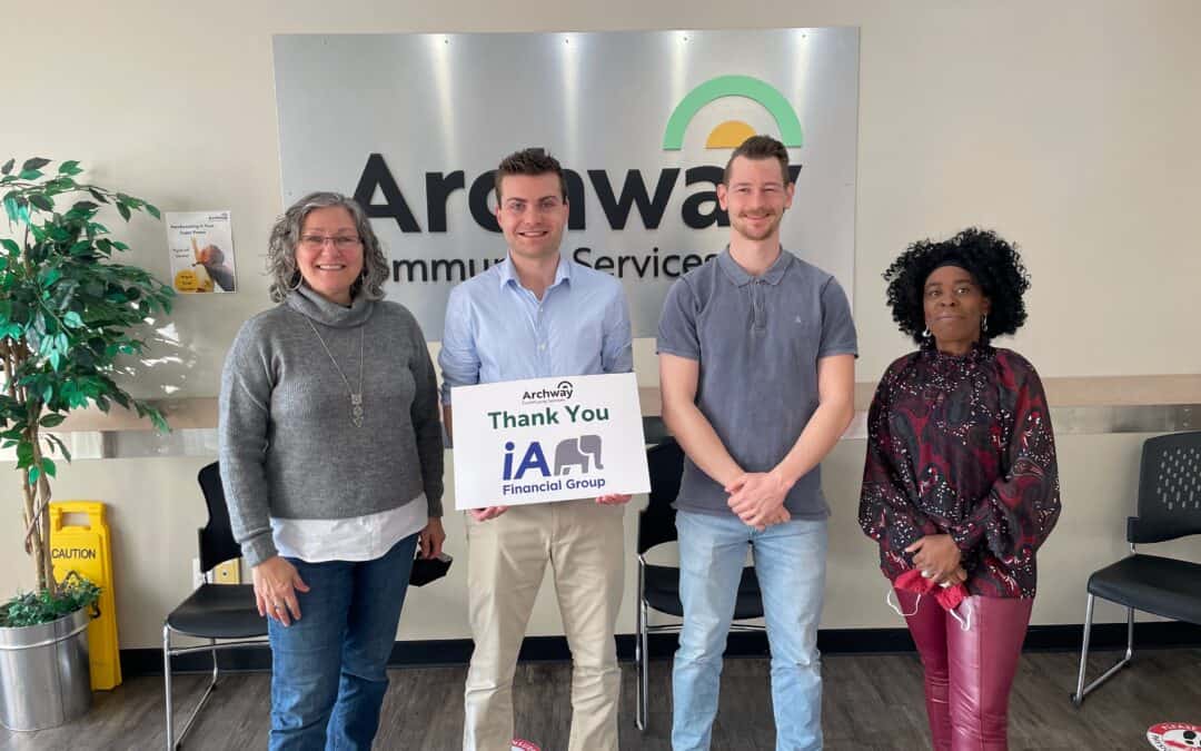 iA Financial Group Donates $25k for Senior Services at Archway