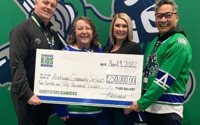Abbotsford Canucks support flood relief efforts at Archway