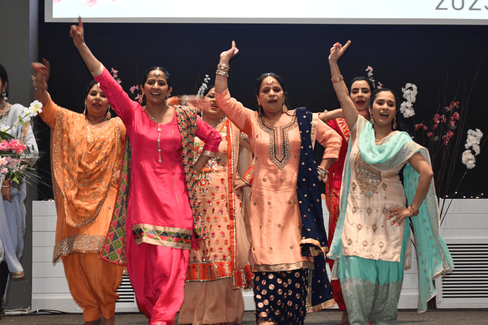 Giddha Group performing on stage
