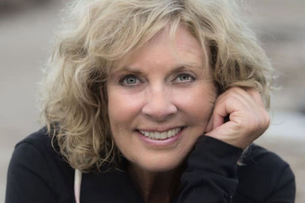 Woman smiles at camera