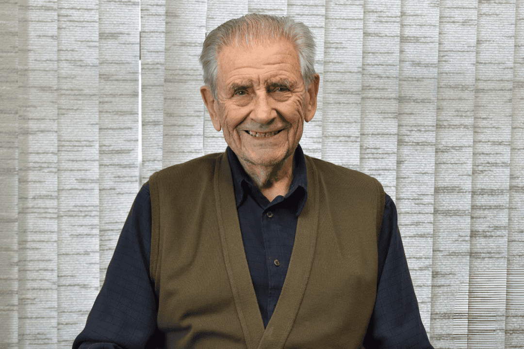 Headshot of older adult male senior