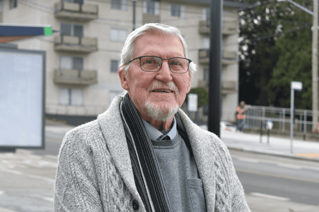 older adult male senior headshot