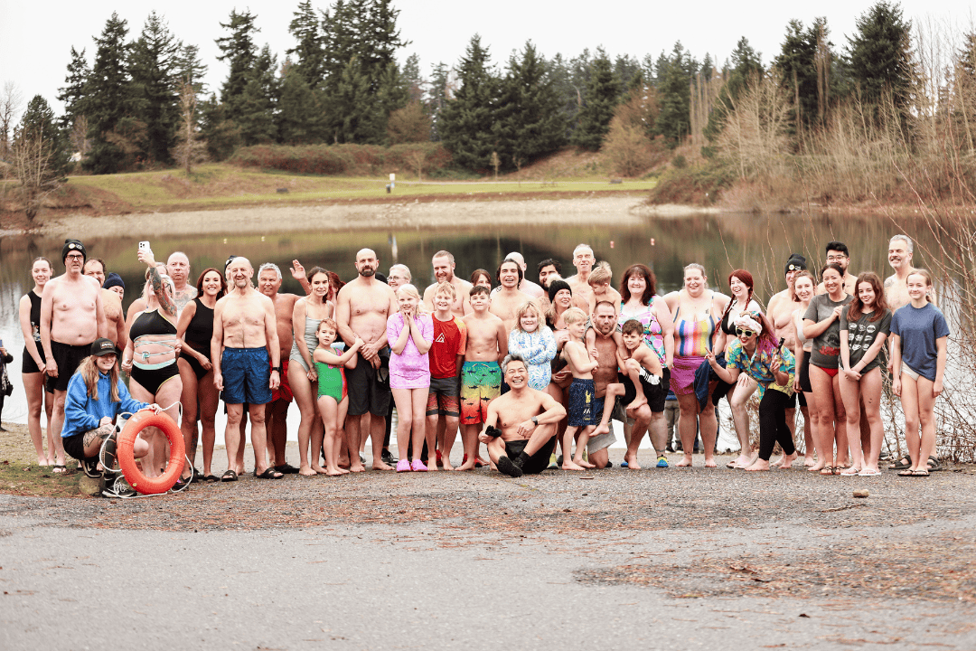 Polar Bear Plunge participants